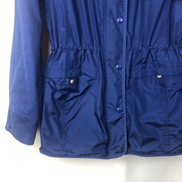 Lacoste Blue Full Zip Riding Jacket M - Picture 4 of 6